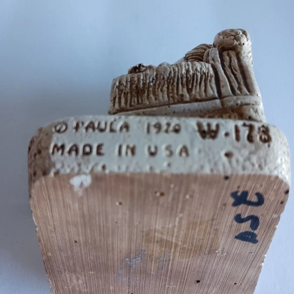 1970 Vintage Paula Inc. Worlds Greatest Grandpa W-178  Figurine USA Recliner